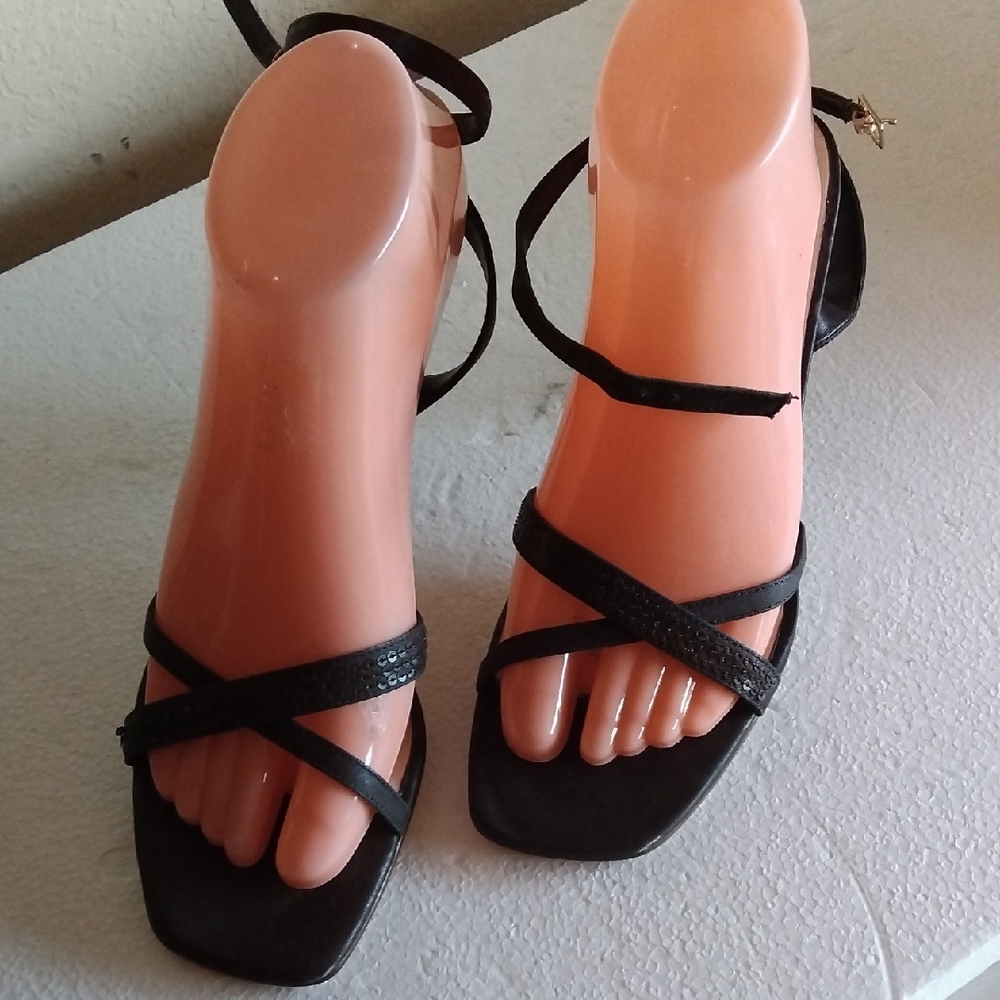 Brown Strappy Heels
